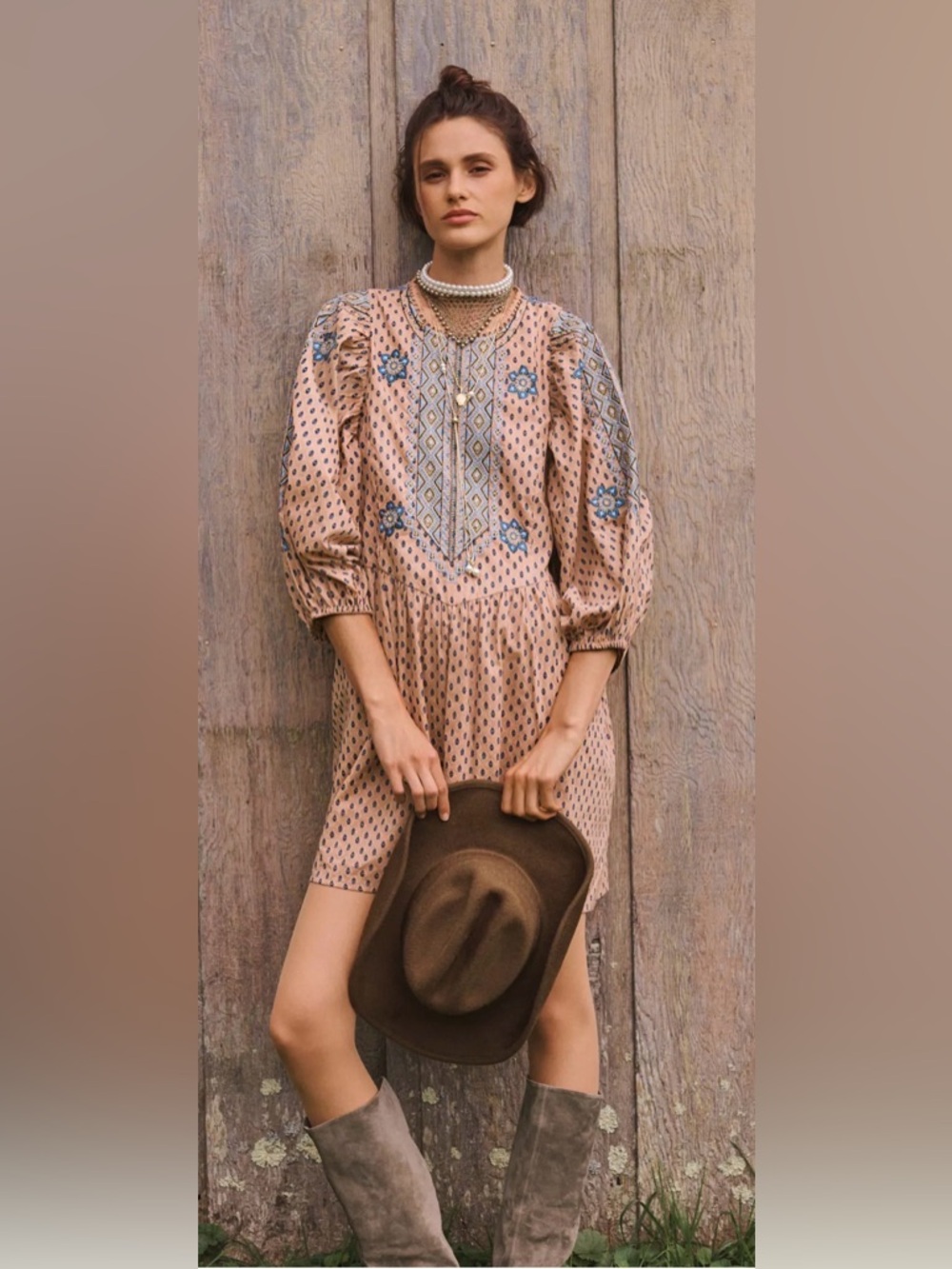 ⭐️Anthropologie Embroidered Mini Dress⭐️